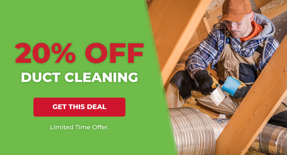 save 20% on home duct cleaning