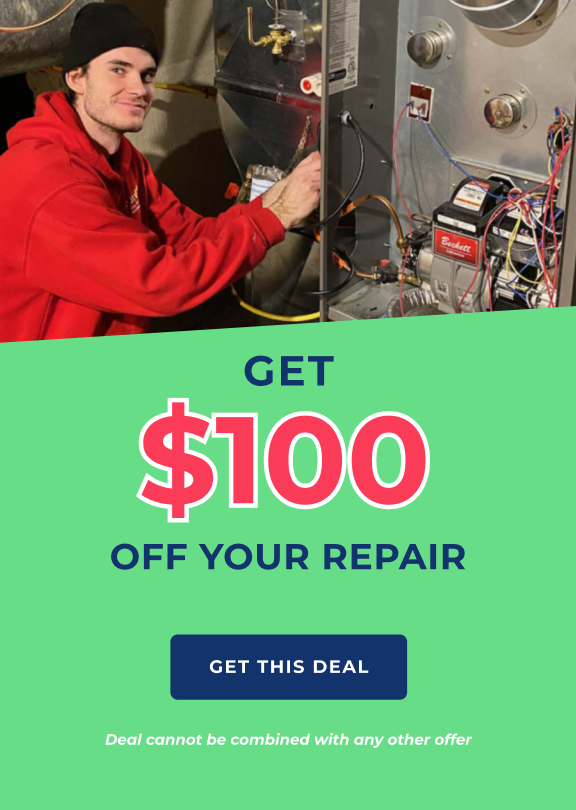 Furnace repair: Get $100 off your repair